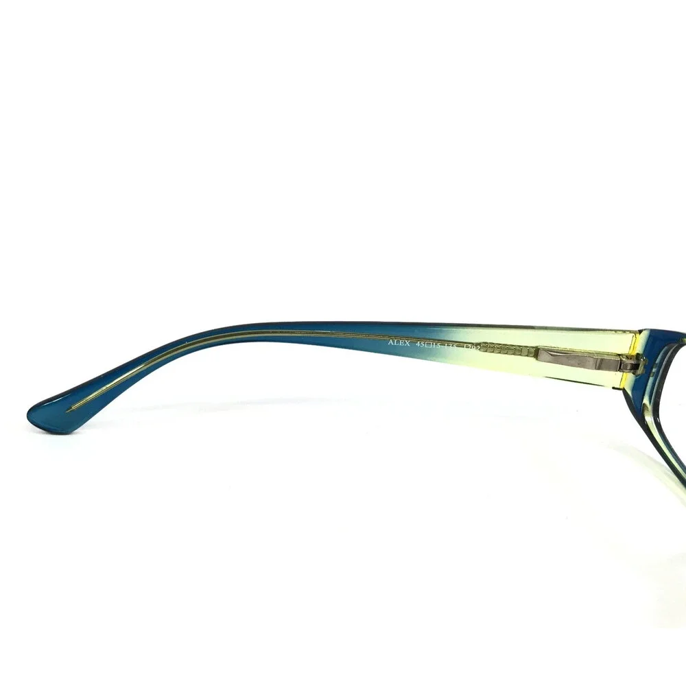 Miraflex Kids Eyeglasses Frame ALEX 1292 Blue Green Fade Rectangle 45-15-135